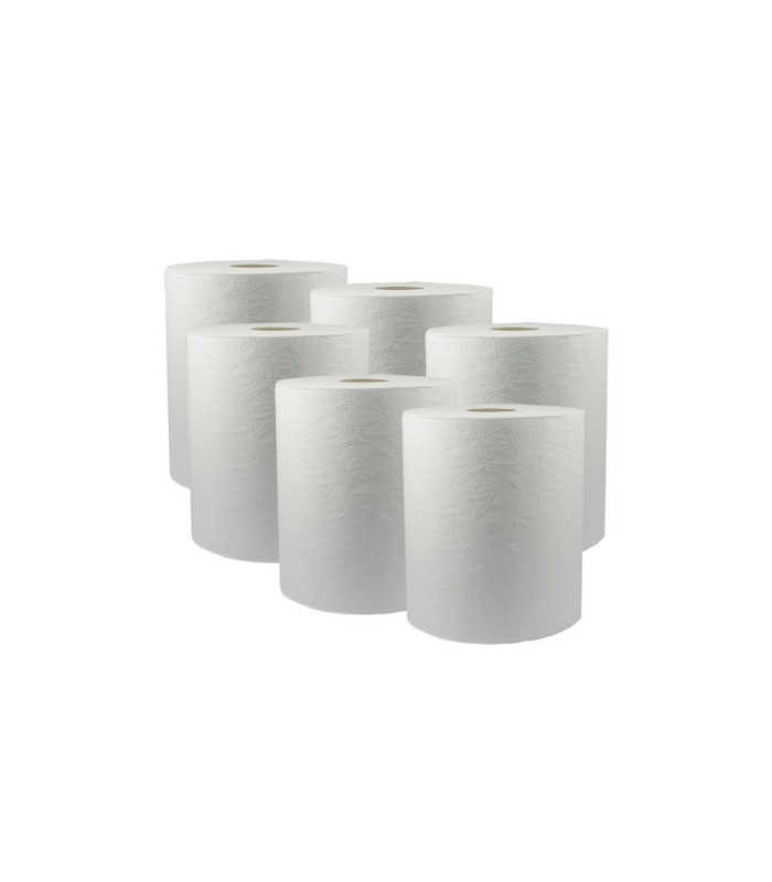 TOALLA 100 MTS X 6 Toalla de papel 100 metros x 6 rollos - Papeles Austral